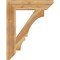 Ekena Millwork Balboa Slat Rough Sawn Bracket, Western Red Cedar, 6"W x 30"D x 38"H BKT06X30X38BOA06RWR - alternate 4